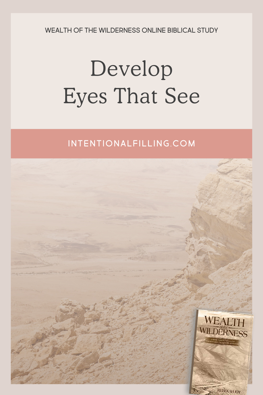 Develop Eyes that See - "Wealth of the Wilderness" Online Study | Intentionalfilling.com