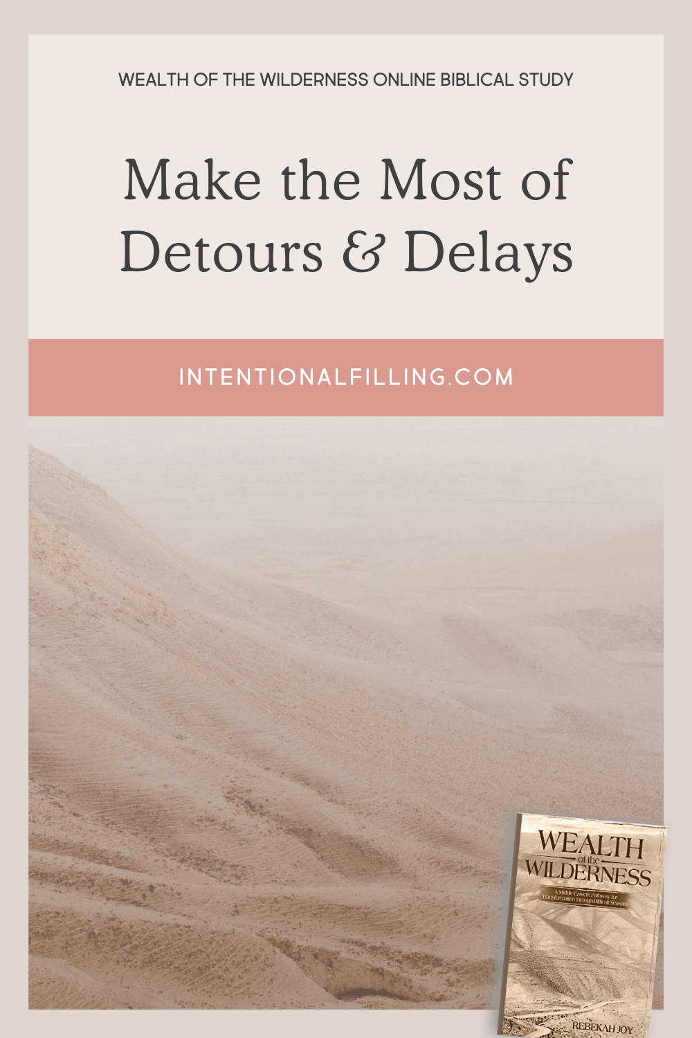 Make the Most of Delays & Detours - "Wealth of the Wilderness" Online Study | Intentionalfilling.com