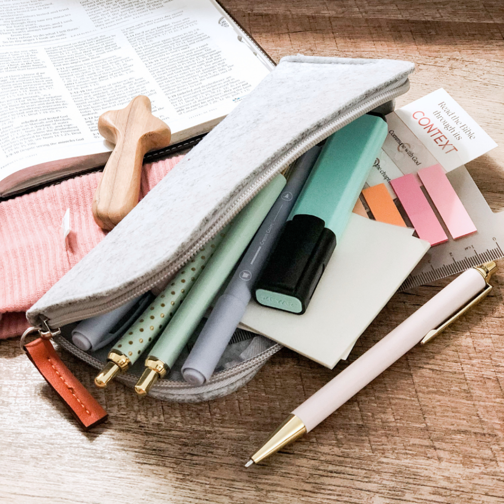 Bible Study Bag | Intentional Filling