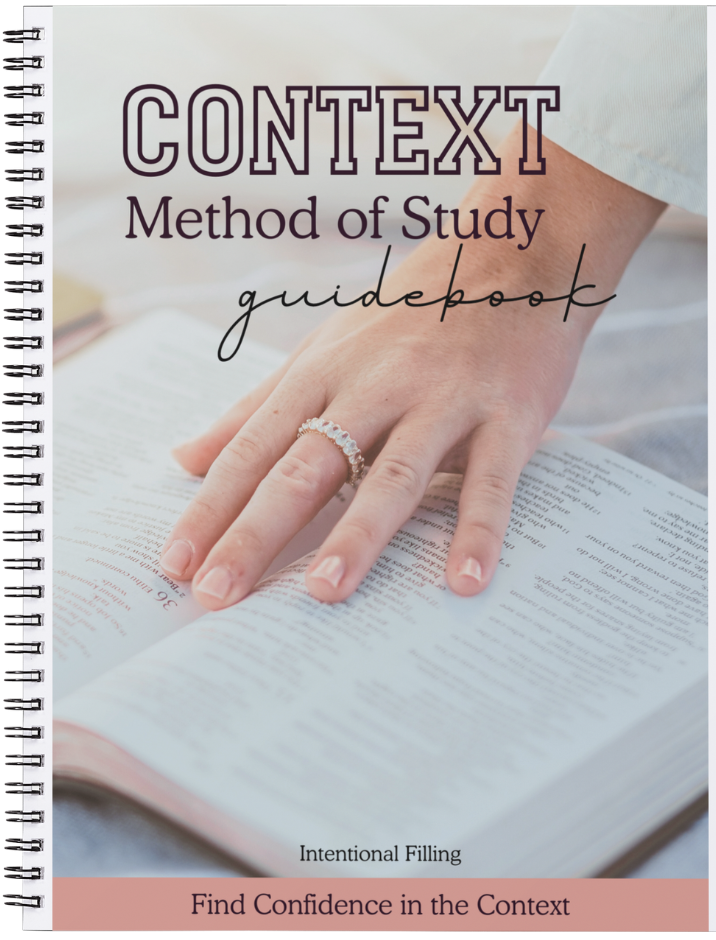 CONTEXT Method of Study Guidebook | Intentionalfilling.com